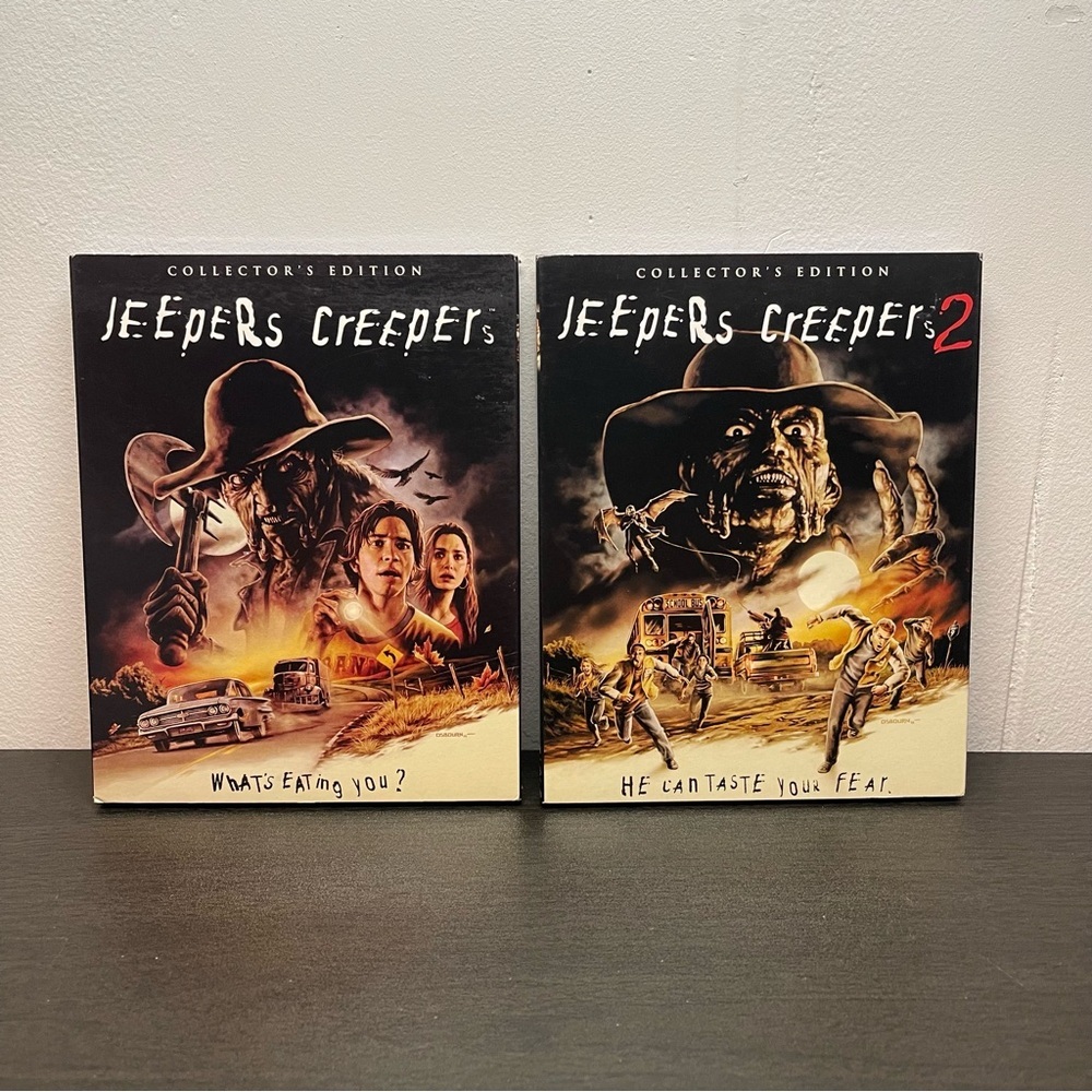 Jeepers Creepers 1 & 2 Blu-ray Collector's Edition w/ Slipcover Scream Factory